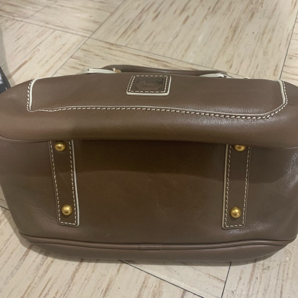 Dooney & Bourke Florentine Leather Small Satchel-Elephant - Picture 13 of 16